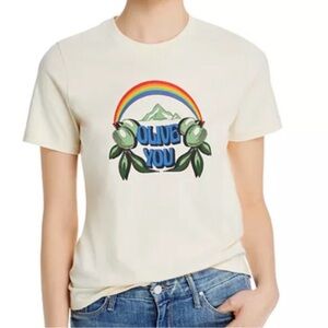 Tory Burch Olive You 100% cotton Tee